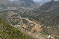 Aerial view of Buner from the top of the mountain Karakar pass