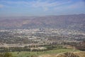 Aerial view of Burbank cityscape