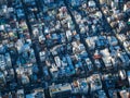 Aerial view of a bustling cityscape of Tokyo with a variety of multi-story buildings Royalty Free Stock Photo