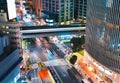 Aerial view of Ginza, Tokyo, Japan Royalty Free Stock Photo