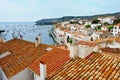 Aerial view of Cadaques, Spain