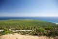 Aerial view of Cadiz coastline