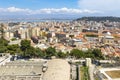 Aerial view of Cagliari old town, Sardinia, Italy Royalty Free Stock Photo