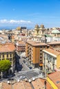 Aerial view of Cagliari old town, Sardinia, Italy Royalty Free Stock Photo