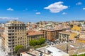 Aerial view of Cagliari old town, Sardinia, Italy Royalty Free Stock Photo