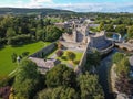 Aerial view. Cahir Castle. county Tipperary. Ireland Royalty Free Stock Photo