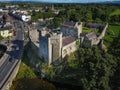 Aerial view. Cahir Castle. county Tipperary. Ireland Royalty Free Stock Photo