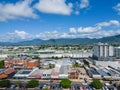 Aerial view of Cairns city in Queesnland