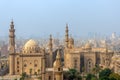 Aerial view of Cairo city from Cairo Citadel with Al Sultan Hassan and Al Rifai Mosques, Cairo, Egypt Royalty Free Stock Photo