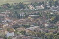 Aerial view of Calci, Pisa, Italy Royalty Free Stock Photo