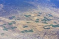 Aerial view of the California valley