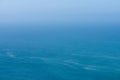 Aerial view of calm infinite ocean and blue sky Royalty Free Stock Photo