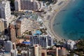 Aerial view of Calpe Royalty Free Stock Photo