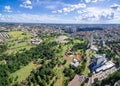 Aerial view of Campo Grande MS Brazil Royalty Free Stock Photo