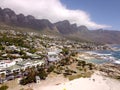 Aerial view of Camps Bay, Cape Town, South Africa