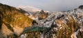 Aerial View of Canadian Mountain Landscape Royalty Free Stock Photo