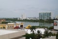 Aerial view of Cancun city. Quintana Roo, Mexico