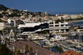 Aerial view of Cannes Port and Palais Des Festivals, South of France