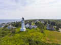 Cape Elizabeth Lighthouses, Maine, USA Royalty Free Stock Photo