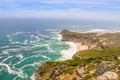 Aerial view of cape of good hope cape town Royalty Free Stock Photo