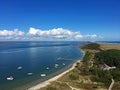 Aerial view of Cape Lookout National Seashore, North Carolina