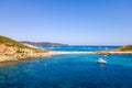 Aerial view of Cape Taillat in La Croix-Valmer Royalty Free Stock Photo