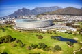 aerial view of Cape Town city in Western Cape province in South Africa Royalty Free Stock Photo