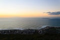 Aerial view of Cape Town from Signal Hill, South Africa Royalty Free Stock Photo