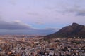 Aerial view of Cape Town from Signal Hill, South Africa Royalty Free Stock Photo