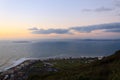 Aerial view of Cape Town from Signal Hill, South Africa Royalty Free Stock Photo