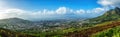 Aerial view of Cape Town skyline from lookout viewpoint Royalty Free Stock Photo