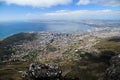 Aerial view of Cape Town from Table Mountain Royalty Free Stock Photo