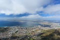 Aerial view of Cape Town from Table Mountain Royalty Free Stock Photo