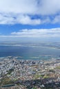 Aerial view of Cape Town from Table Mountain Royalty Free Stock Photo