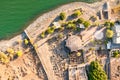 Aerial view of Capernaum, Galilee, Israel Royalty Free Stock Photo