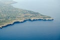 Aerial View of the Capo Rama headland, Sicily