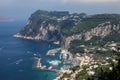 Aerial view of Capri, Italy