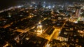 Aerial View Cartagena das indias Colombia Sunset downtown Royalty Free Stock Photo