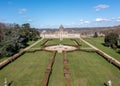 Aerial view of the Castle Howard Stately Home and estate in North Yorkshire