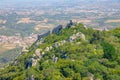 Moors Castle aerial Royalty Free Stock Photo