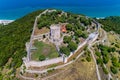 Aerial view of the castle of Platamon