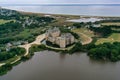 Aerial view of the castle of Suscinio