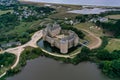 Aerial view of the castle of Suscinio