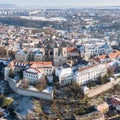 Castle in Veszprem in winter Royalty Free Stock Photo