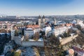 Castle in Veszprem in winter Royalty Free Stock Photo