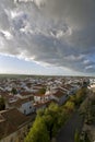 Aerial view of Castro Verde, in the Alentejo