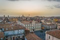 Aerial view of Catania including universita degli studi, Sicily, Italy