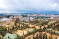 aerial view of the cathedral in sevilla...IMAGE Royalty Free Stock Photo