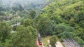 Aerial view Cave Krasae Kanchanaburi Thailand Asia