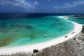 Aerial view of Cayo de Agua, a fantastic caribbean beach